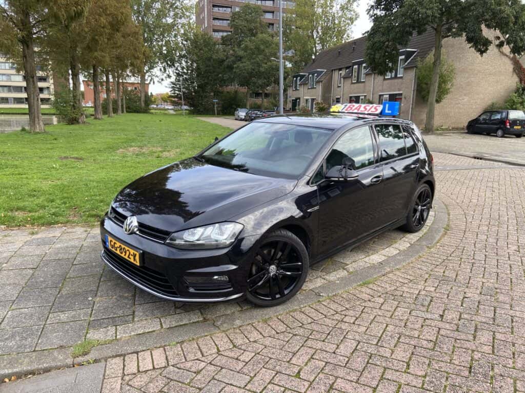 Lesauto bij de theoriecursus